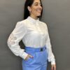 CAMISA ROMANA BORDADA GOLA E MG