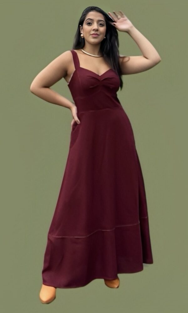 VESTIDO ALÇA COM PESPONTO