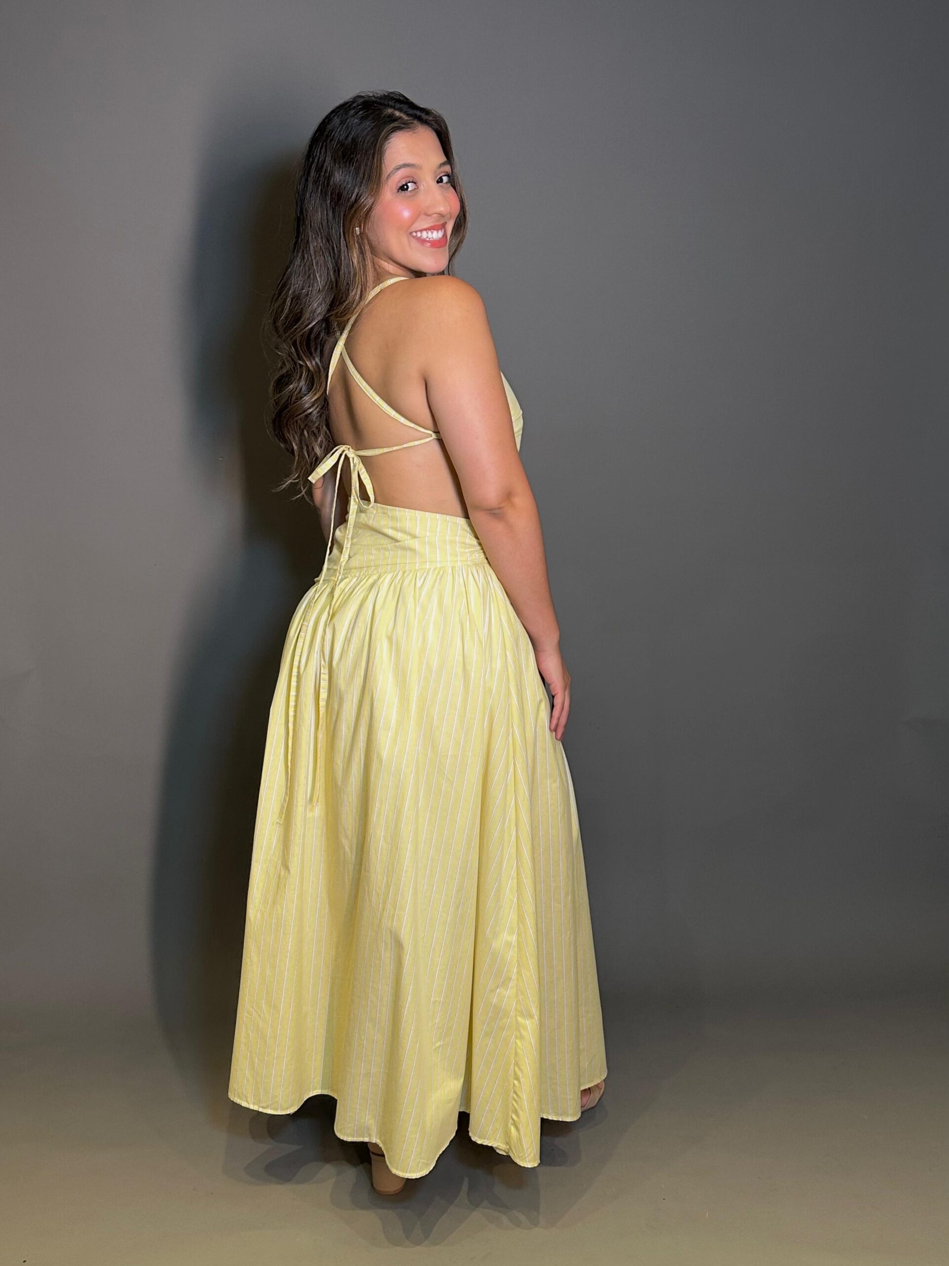 VESTIDO JULIETA STRIPES FRENTE ÚNICA - Imagem 4