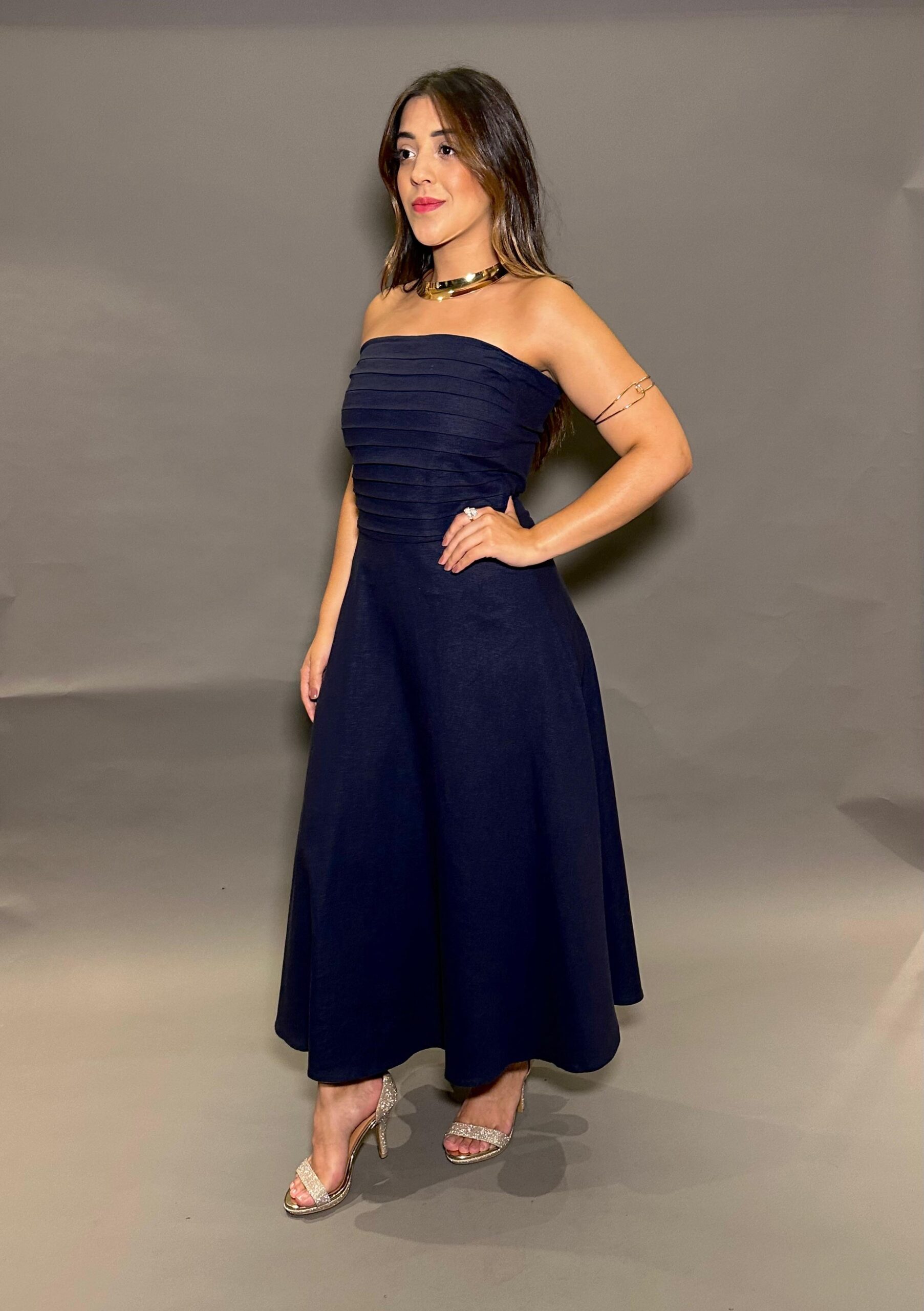 VESTIDO LAPELA FT EUDORA