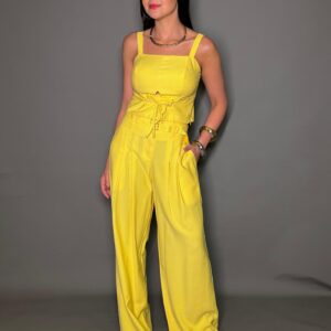 CALÇA COM CINTO IRIS