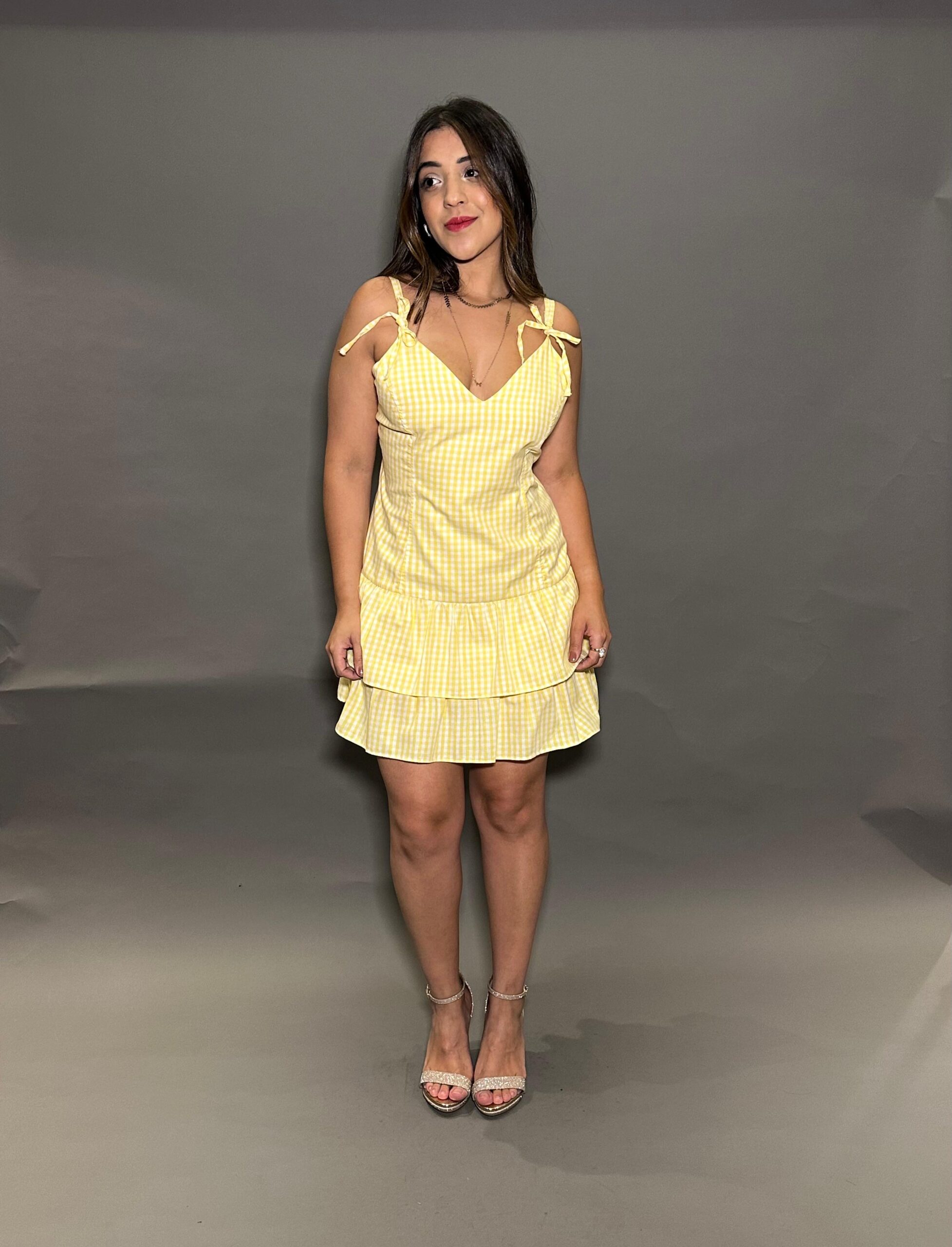 VESTIDO CURTO SQUARED ALCINHA - Imagem 3