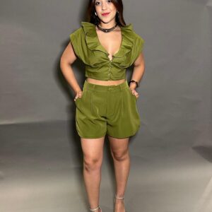 SHORT ALFAIATARIA EVA