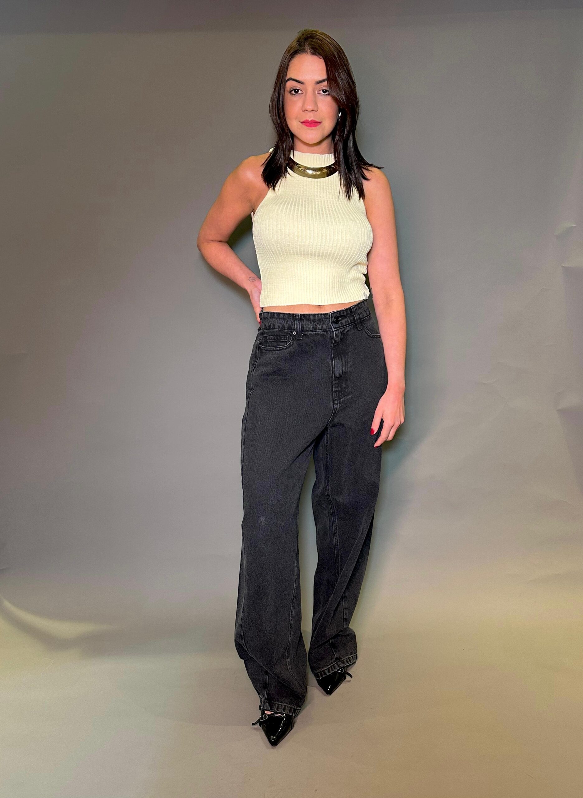 CALÇA JEANS BLACK BALLON - Imagem 2