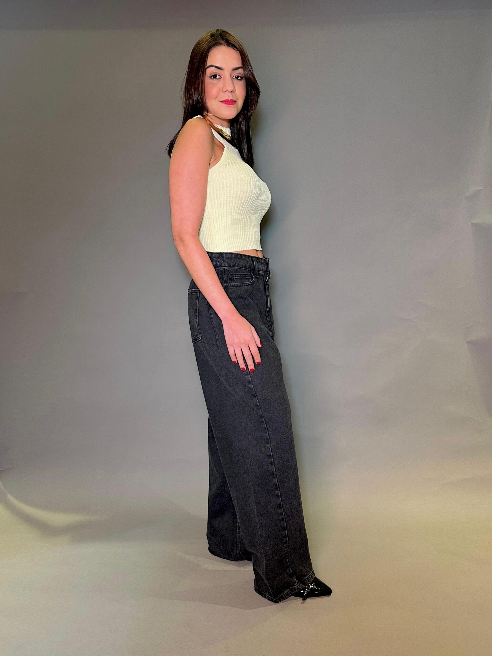 CALÇA JEANS BLACK BALLON