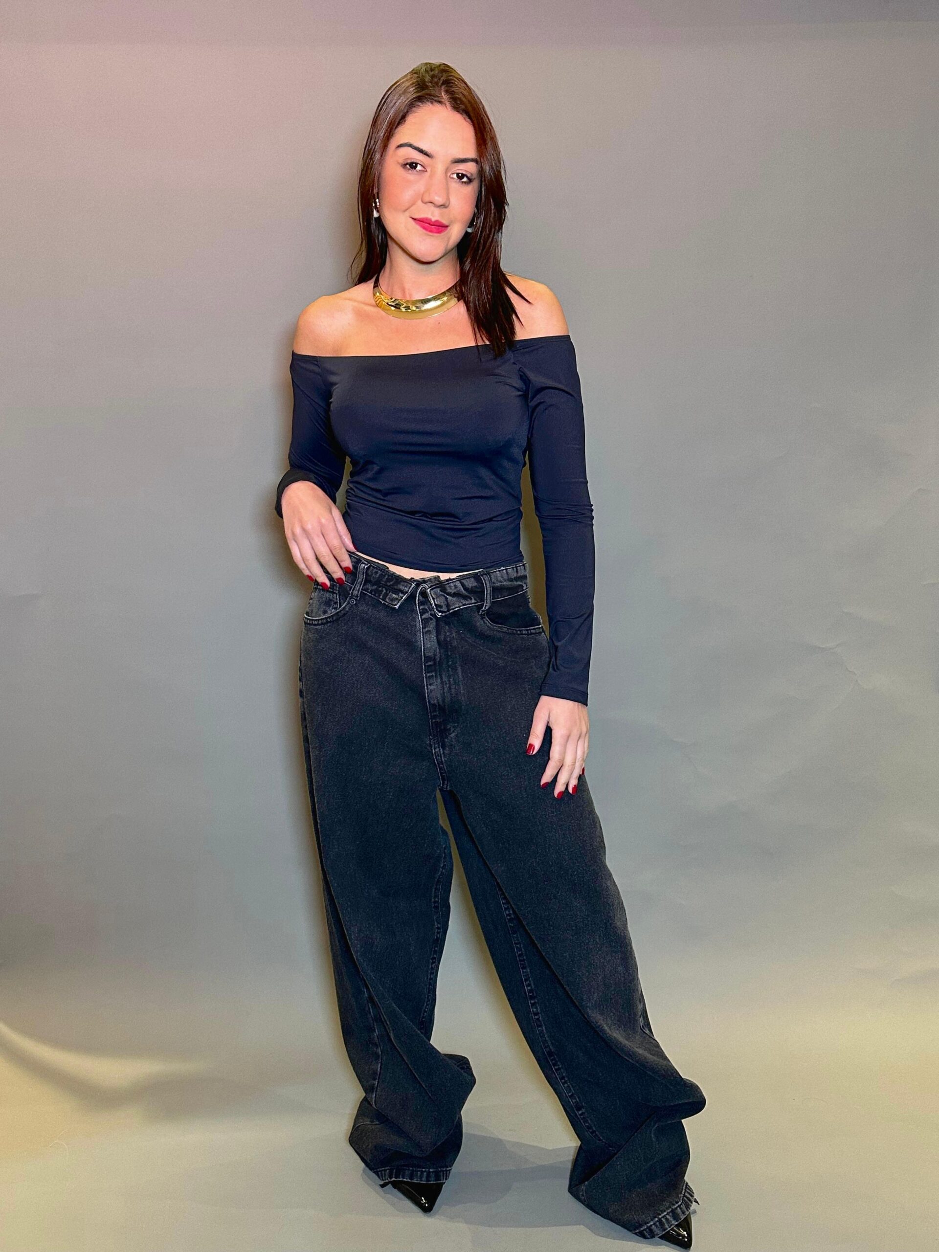CALÇA BAG CÓS DOBRADO