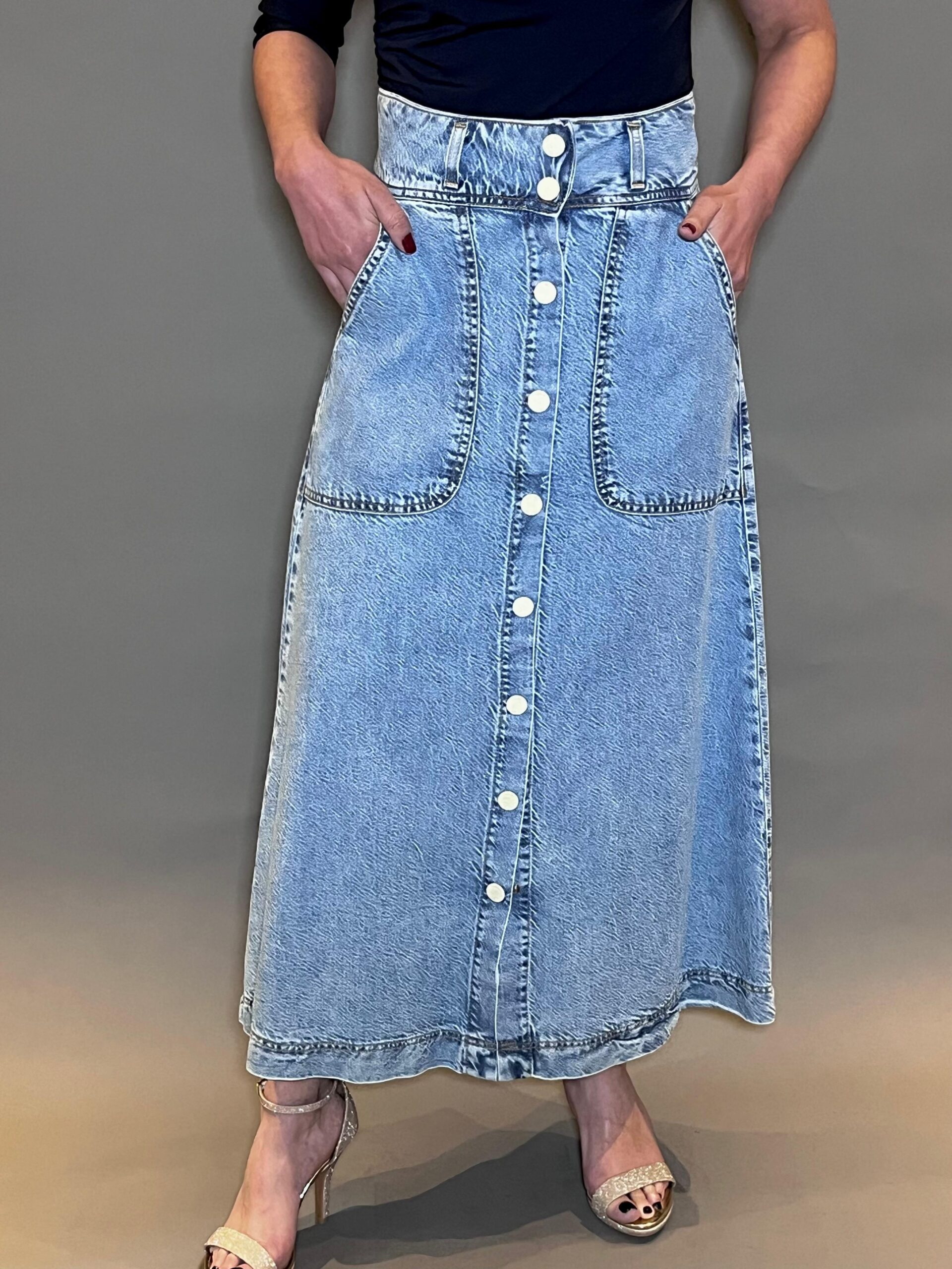 SAIA JEANS COM BOTÕES - Imagem 2
